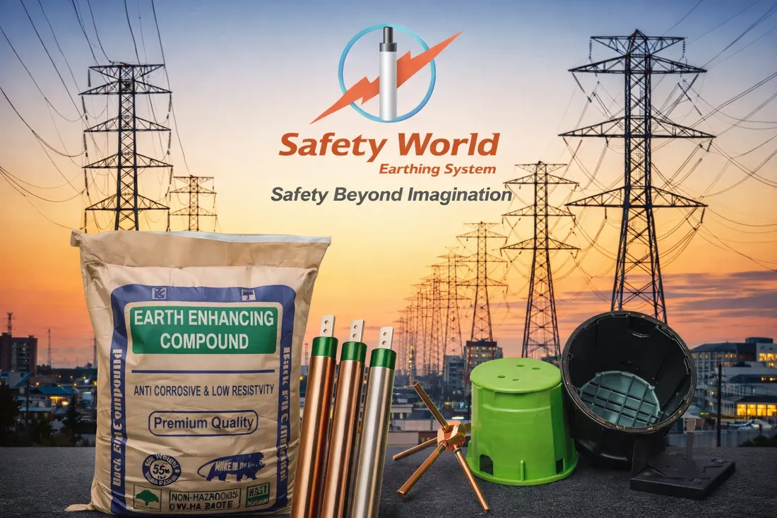 Safety World earthing electrodes and lightning arresters 2